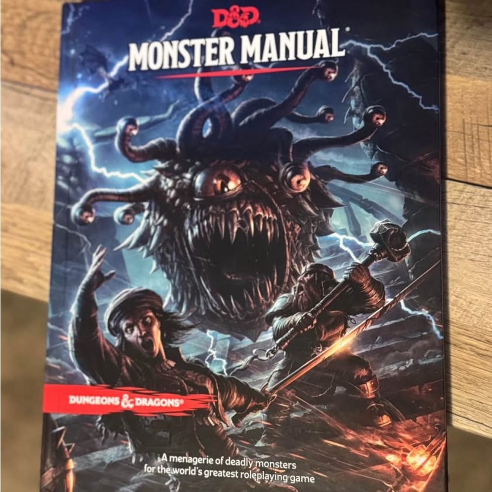 Monster Manual - Black and Blue